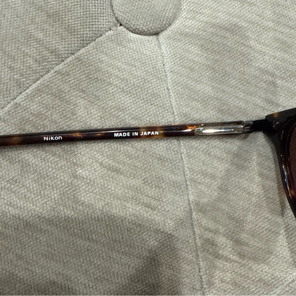 NIKON NK47681-1 Brown Tortoise Sunglasses W/Polarized Lenses Made in Japan - Picture 9 of 12